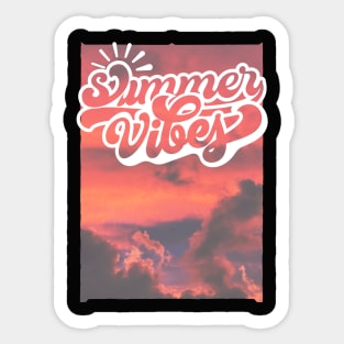 Summer Vibes  Hello summer Beach summertime Adventure travel sky Sticker